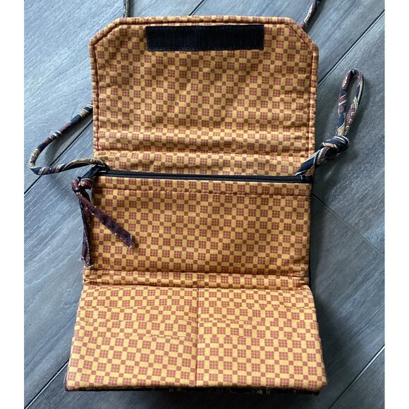 Vera Bradley Designs Colette Wallet Paisley Detachable Strap Retired Vintage - Picture 7 of 11